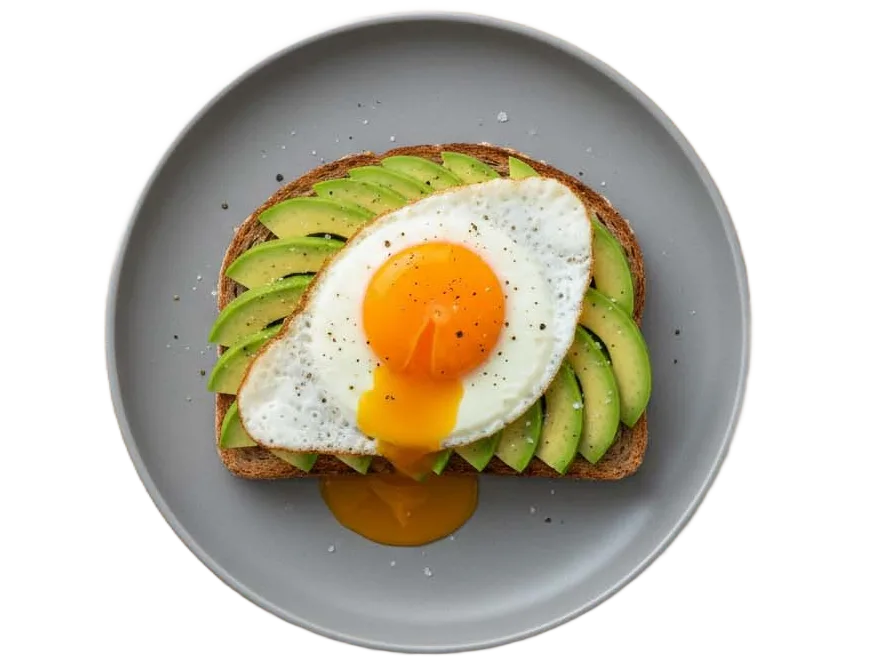 Foto de Toston con palta y huevo