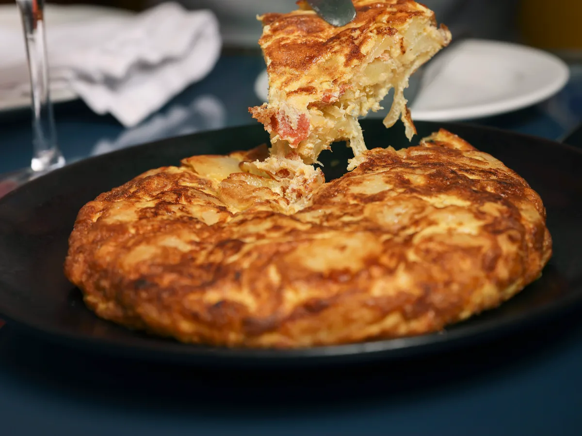 Foto de Tortilla riojana, riovasca, vasca o española